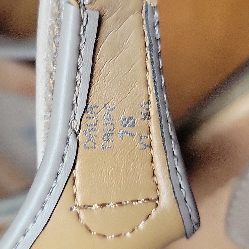 Earth Taupe Suade Wedge Sandals - Picture 5 of 5